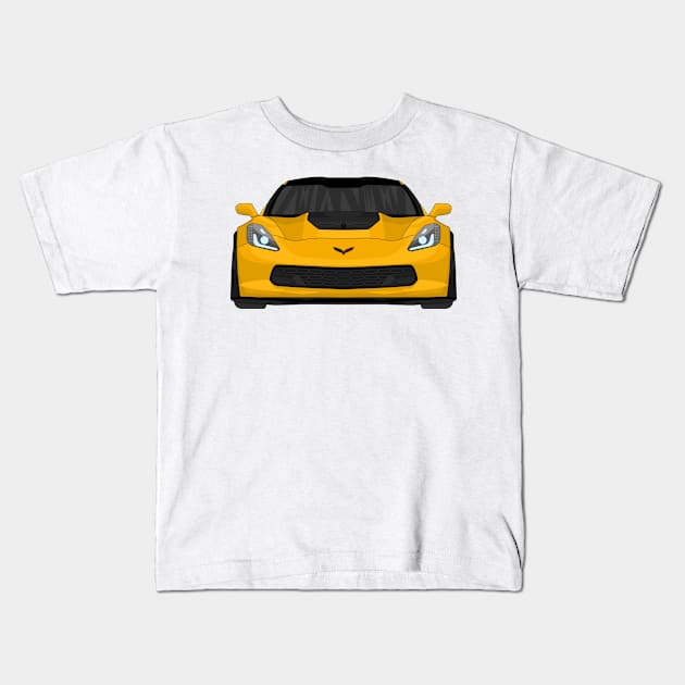 Z06 GOLD Kids T-Shirt by VENZ0LIC